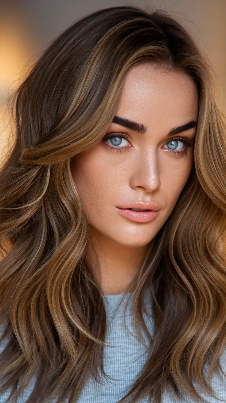 Best Fall 2025 Hair Colors for Warm Skin Tones with Brown Highlight Tones