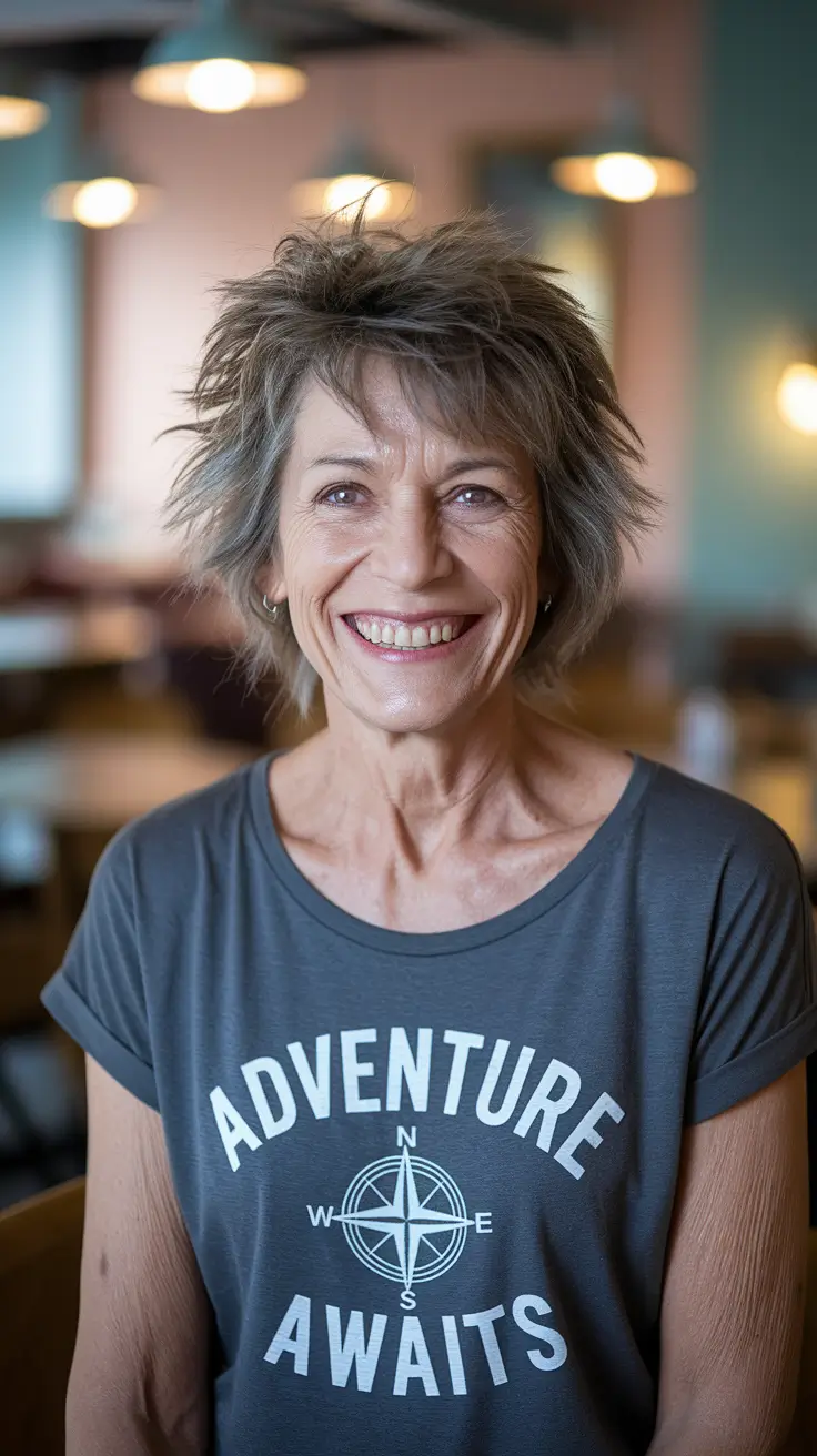 short haircuts for women over 40 2024 Soft Layers and Delicate Waves for Night Glam