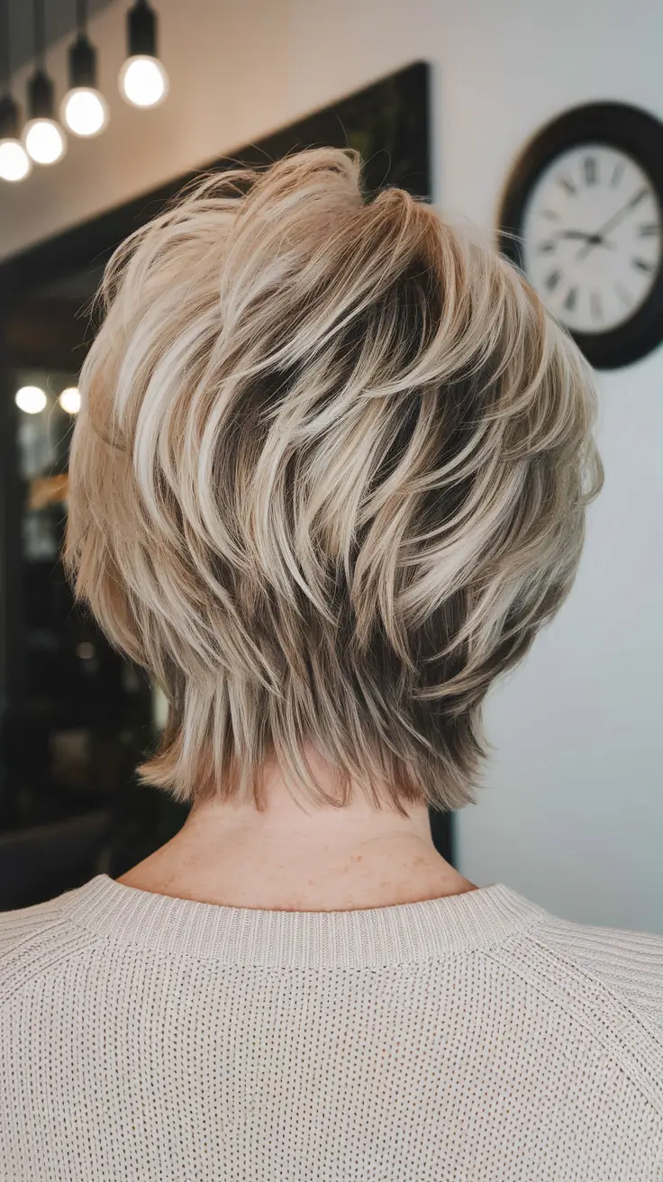 Fall haircuts for women over 60 Feathered Layers with Whipped Texture