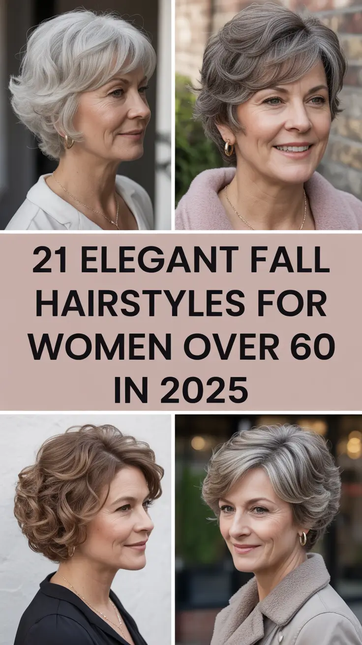 Elegant Fall Hairstyles for Women Over 60 in 2025: Grace Meets Style