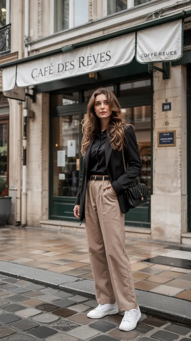 fall office outfits for women effortless blending of structure and ease