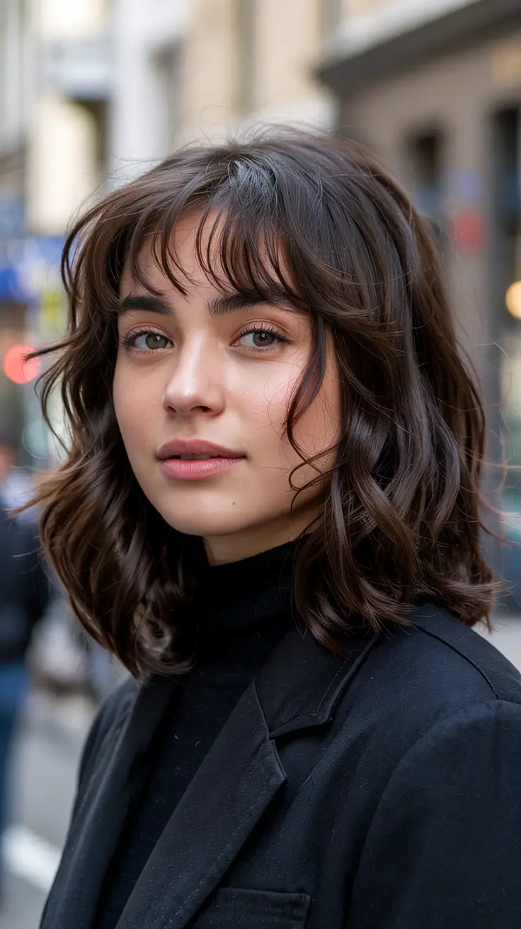 Urban French Girl Shag with Glossy Layers