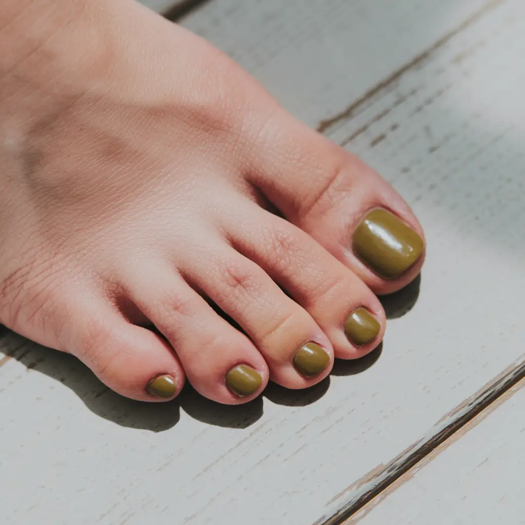 colors autumn pedicure green Olive Grove Energy