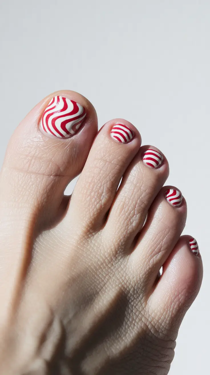 fall toe nail colors Crimson Swirl Energy