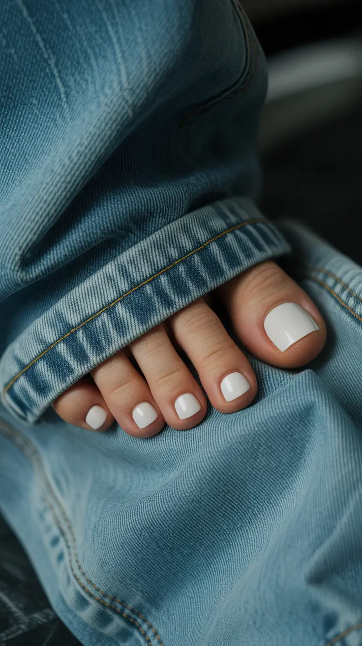 fall toe nail colors autumn pedicure Deep Wine Elegance with Metallic Accent
