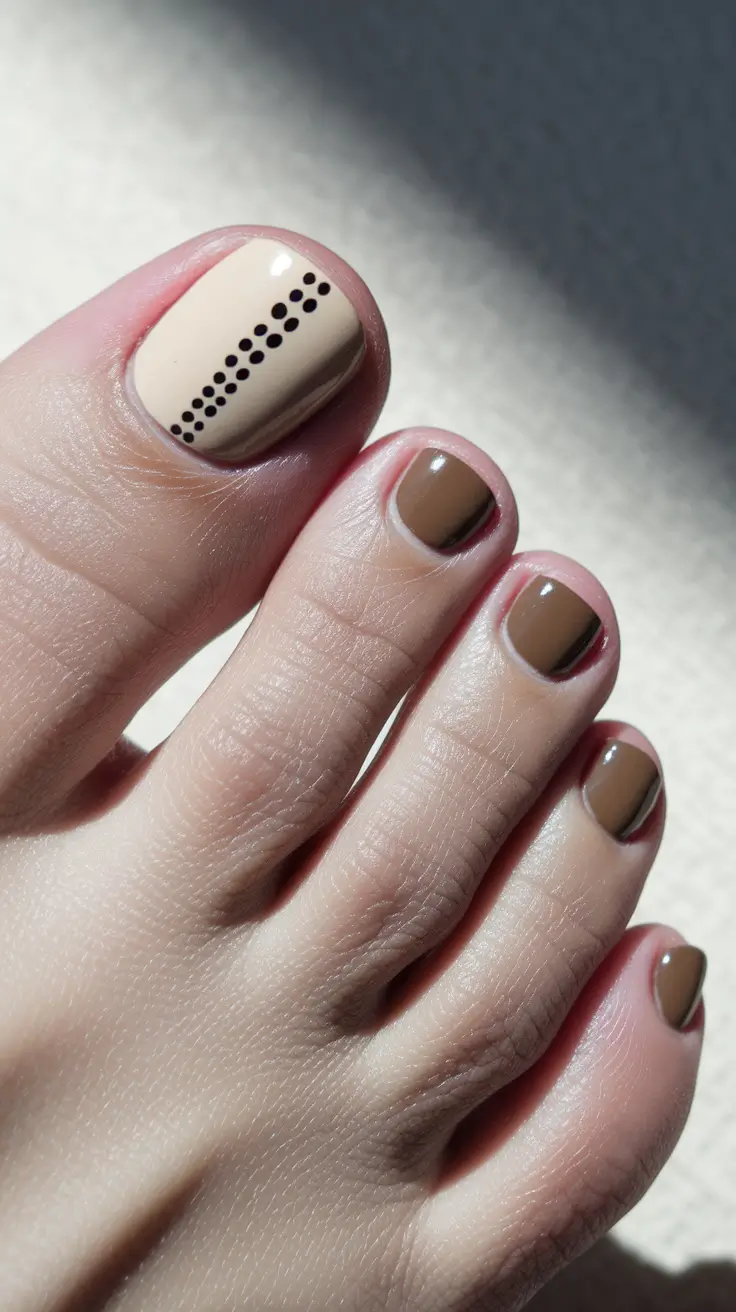 fall toe nail colors black women Abstract Leopard Meets Chic Contrast
