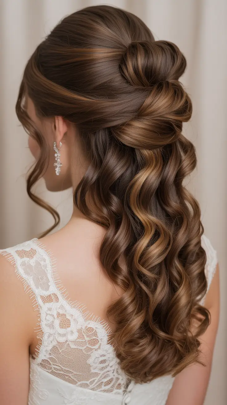 fall wedding hairstyles bridesmaid updo Hollywood Waves with a Structured Twist
