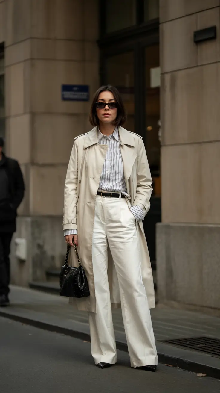 chic fall midsize outfits Refined Neutrals with a Tailored Twist