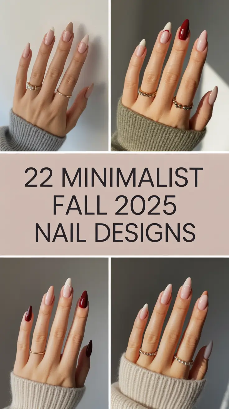 Minimalist Fall 2025 Nail Designs for Every Style and Mood