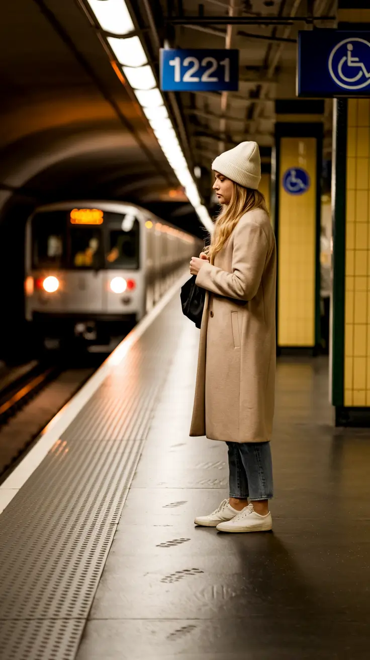 nyc fall outfits casual Soft Neutrals for the Subway Commute