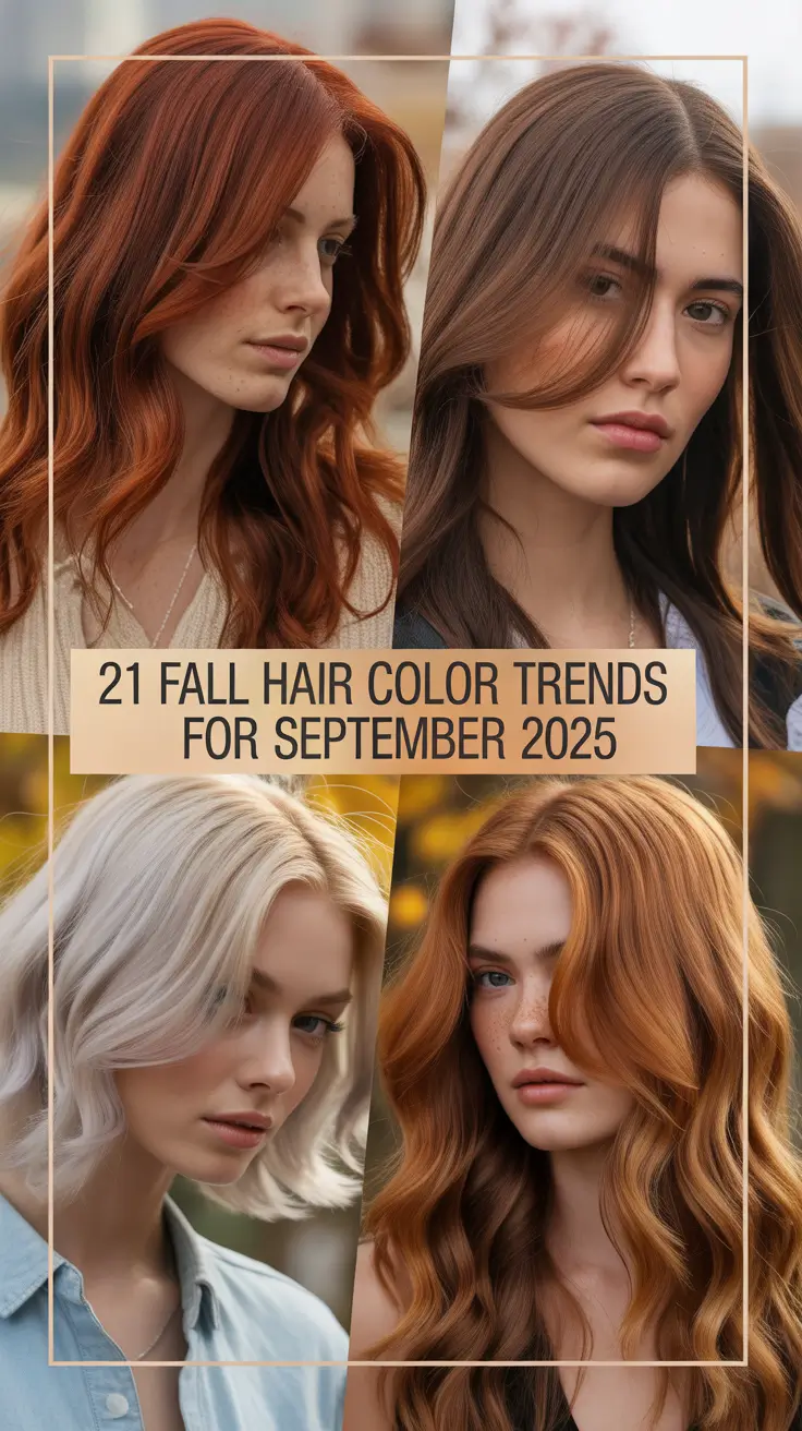 Fall Hair Color Trends for September 2025: Chic Ideas for Every Shade and Style