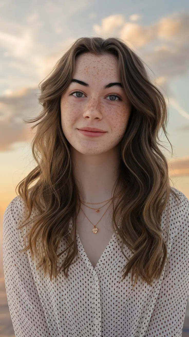 fall haircuts for long hair Soft Long Layers with Center Part