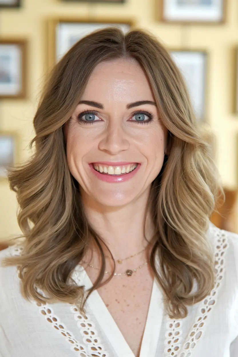fall haircuts for medium hair Mid-Length Blowout with Soft Ends