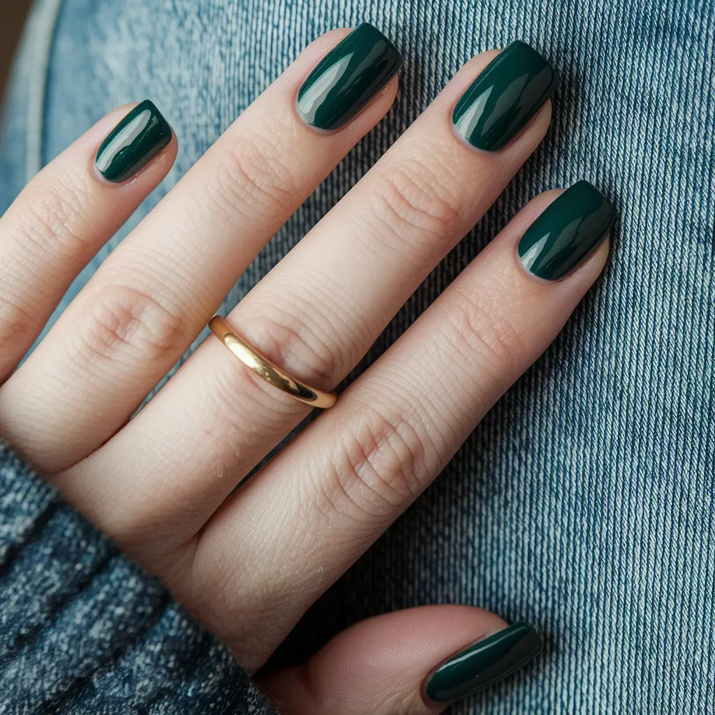 september nails color gel Evergreen Confidence