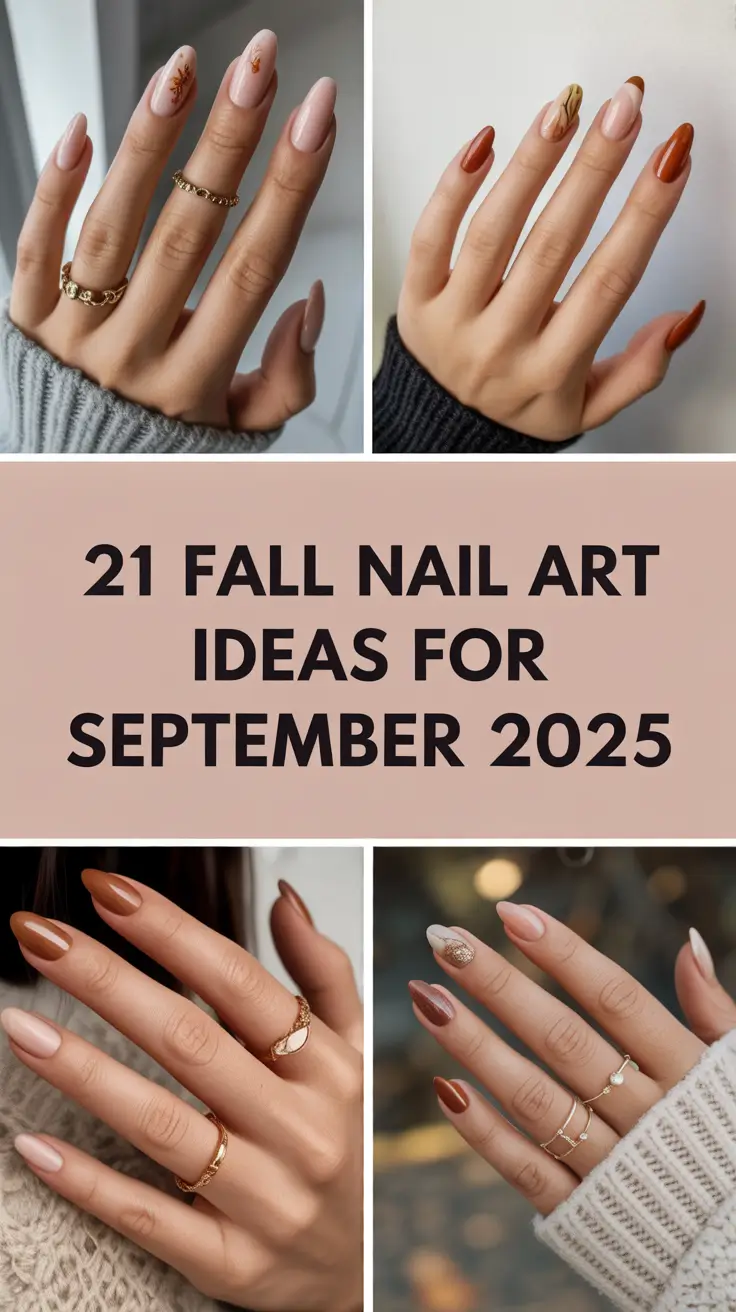Fall Nail Art Ideas for September 2025: Trendy Short Square Designs to Try