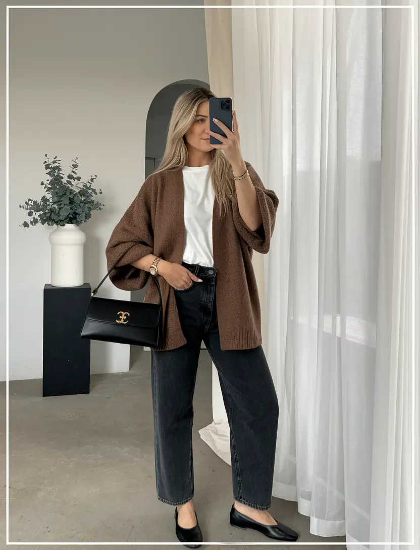 september outfits Rich Neutrals with Vintage Texture