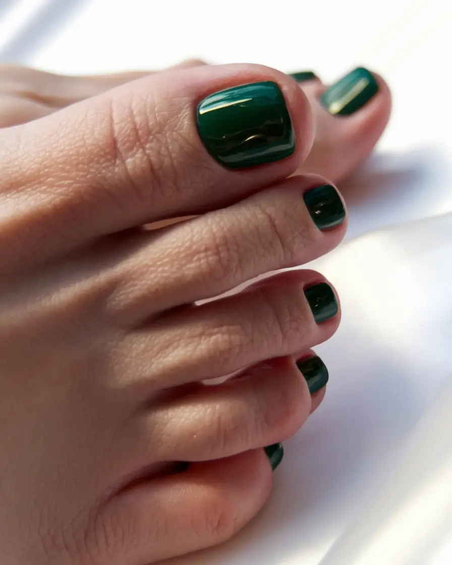 September toe nails Forest Core Chic