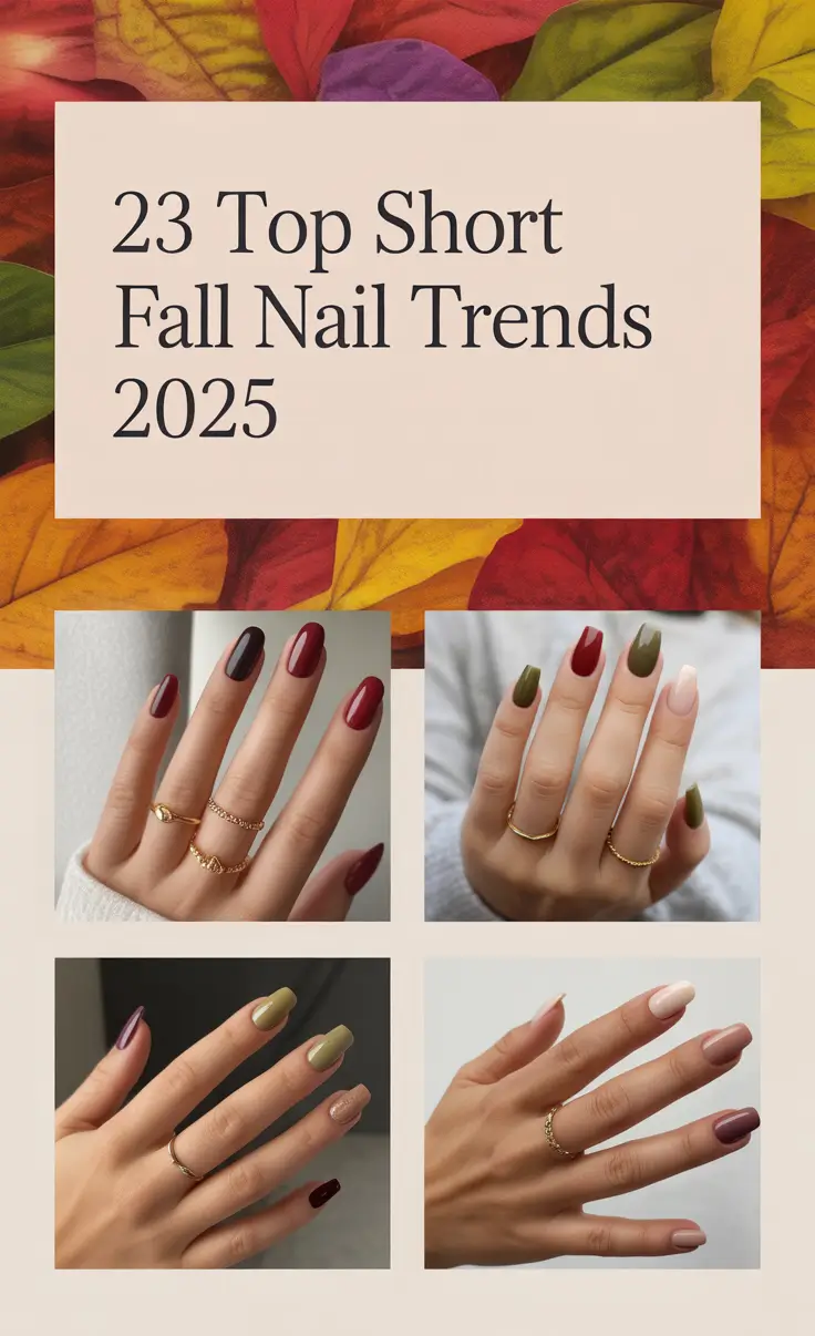 Top Short Fall Nail Trends 2025 for Classy and Trendy Looks