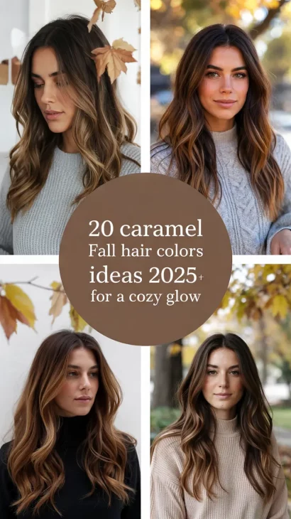 Caramel Fall Hair Colors Ideas 2025 for a Cozy Glow