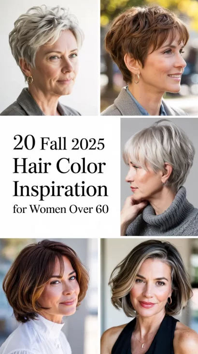 Fall 2025 Hair Color Inspiration for Women Over 60: Elegant Looks