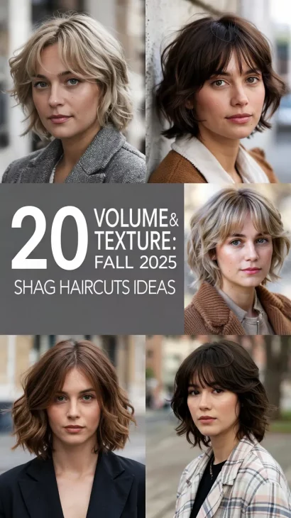 Volume & Texture: Fall 2025 Shag Haircuts Ideas