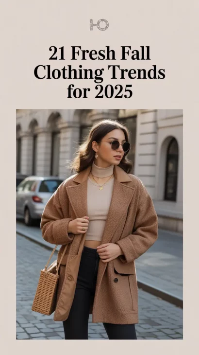 Fresh Fall Clothing Trends for 2025 That Match the Fall Color Palette