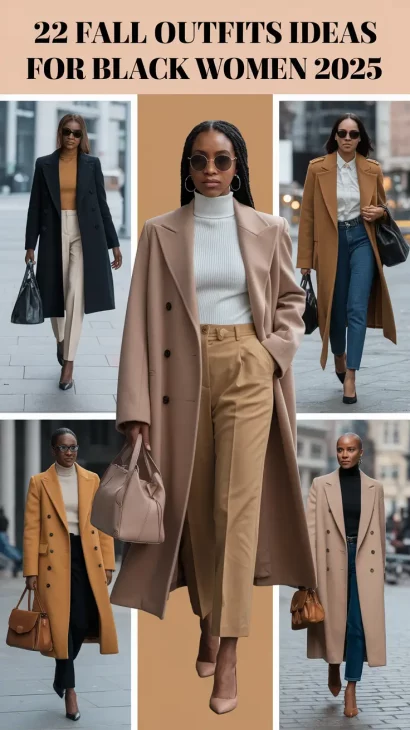 Fall outfits Ideas for Black Women 2025 with Classy and Casual Fashion Inspiration