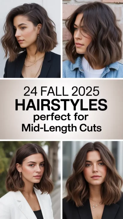 Fall 2025 Hairstyles Perfect for Mid-Length Cuts