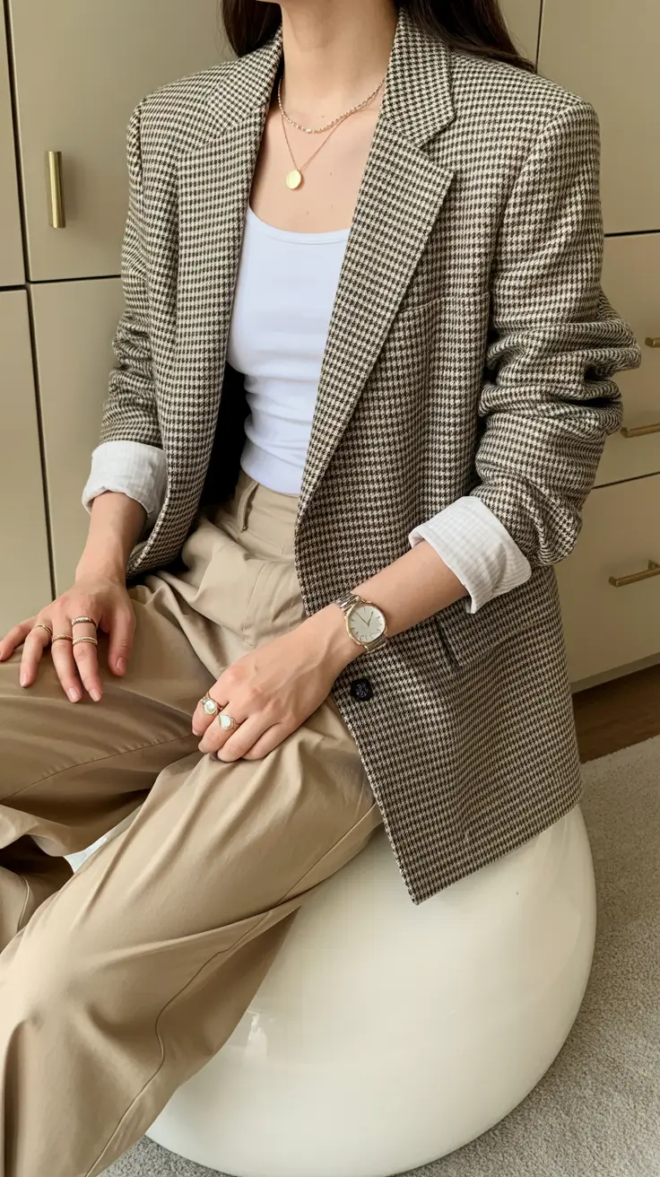 trendy fall outfits 2025 Smart Casual with Menswear Influence