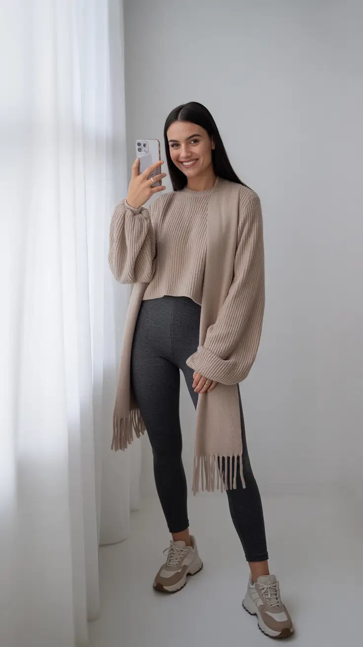 trendy fall outfits 2025 Cozy Neutrals for an Elevated At-Home Look