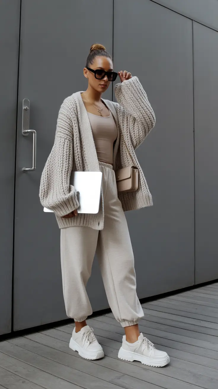 trendy fall outfits 2025 Sporty Luxe with a Downtown Edge