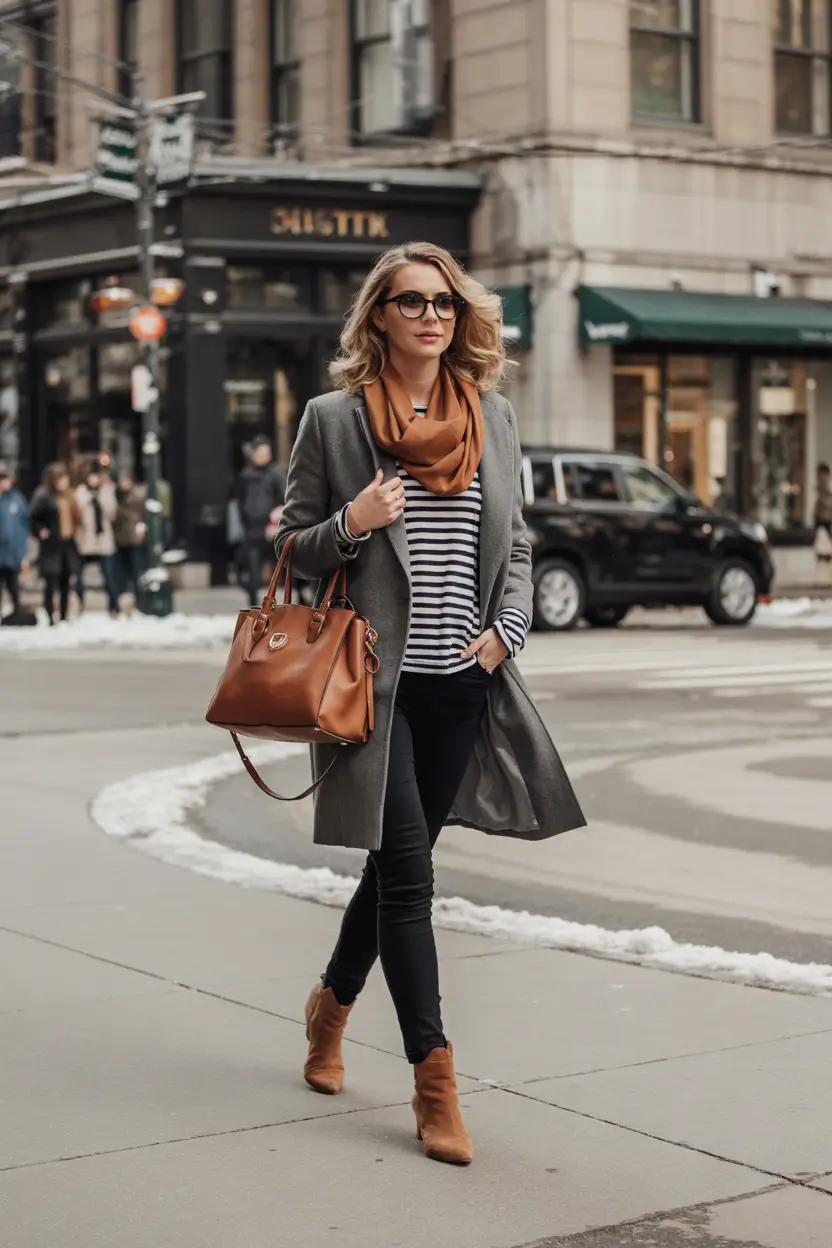 warm fall outfits modern classic with a parisian twist