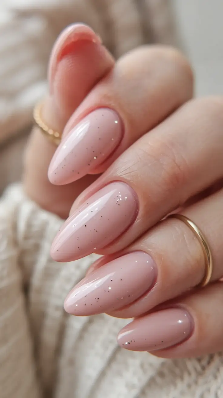 Stylish Fall Ballerina Nails 2025 for Short and Simple Seasonal Looks