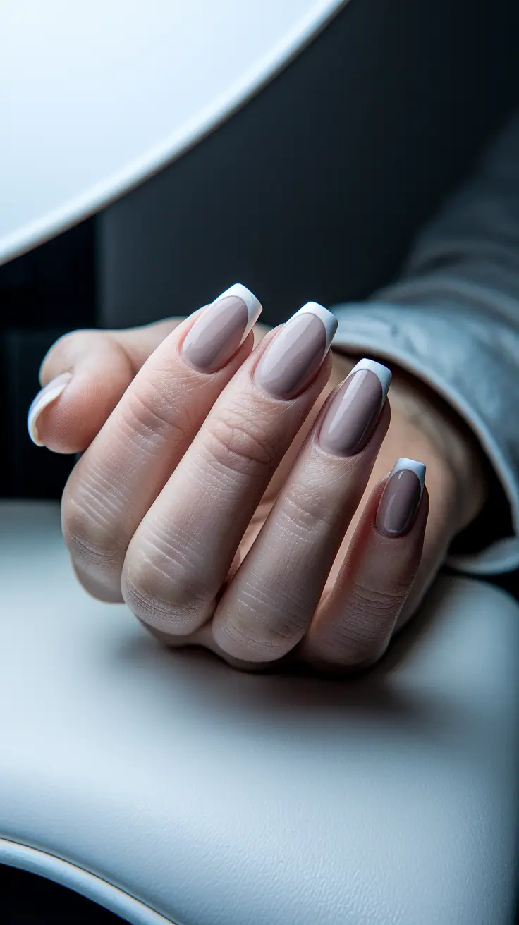 Stylish Fall Ballerina Nails 2025 for Short and Simple Seasonal Looks