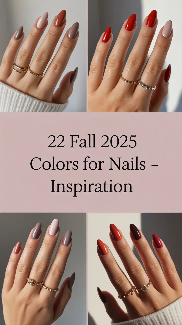 Fall 2025 Colors for Nails – Inspiration for a Pretty and Trendy Autumn Look