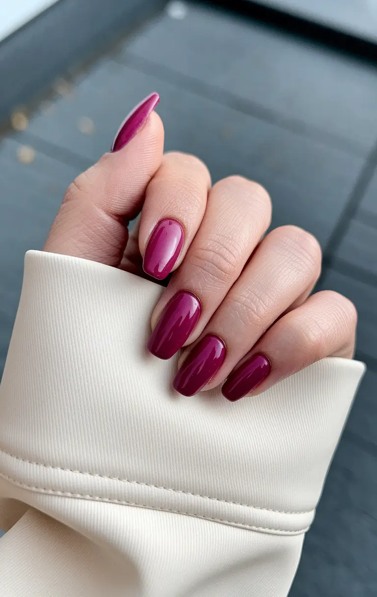 fall colors for nails Cranberry Pop
