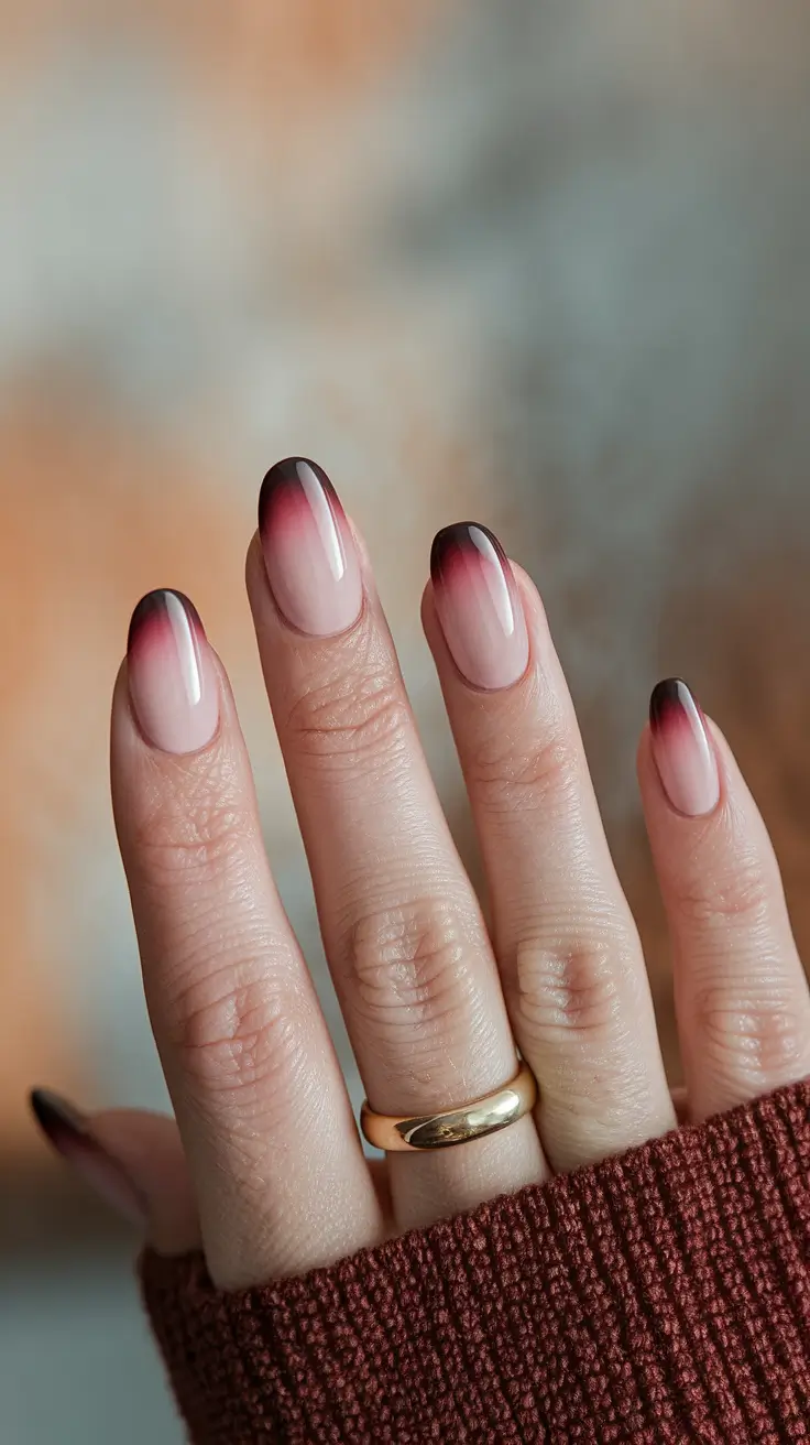 Trendy Fall French Tip Nail Designs 2025 for Classy Almond Shapes