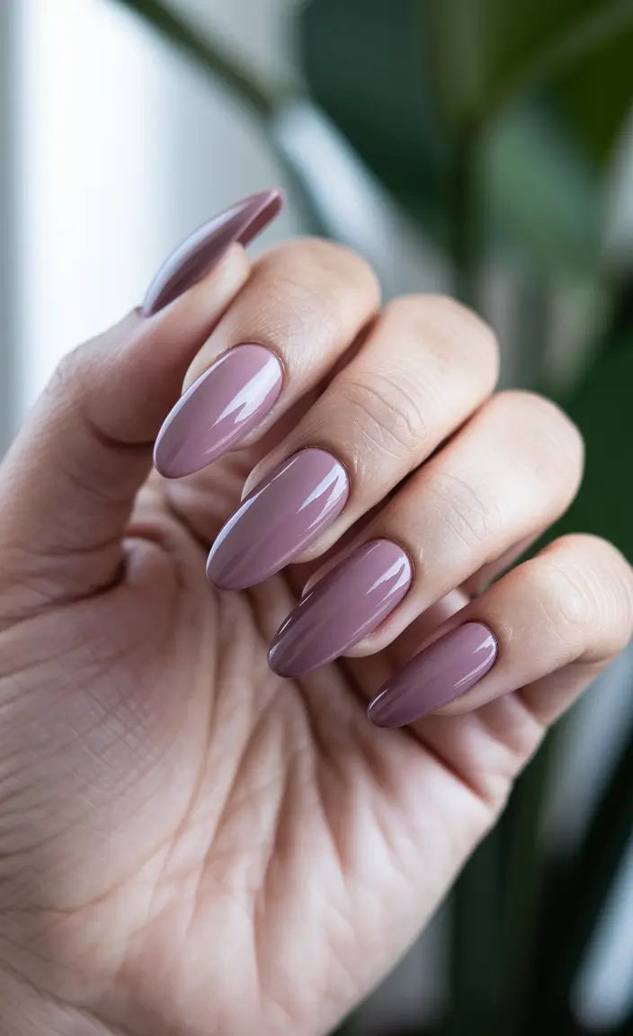 fall manicure – Smoky Mauve Gloss