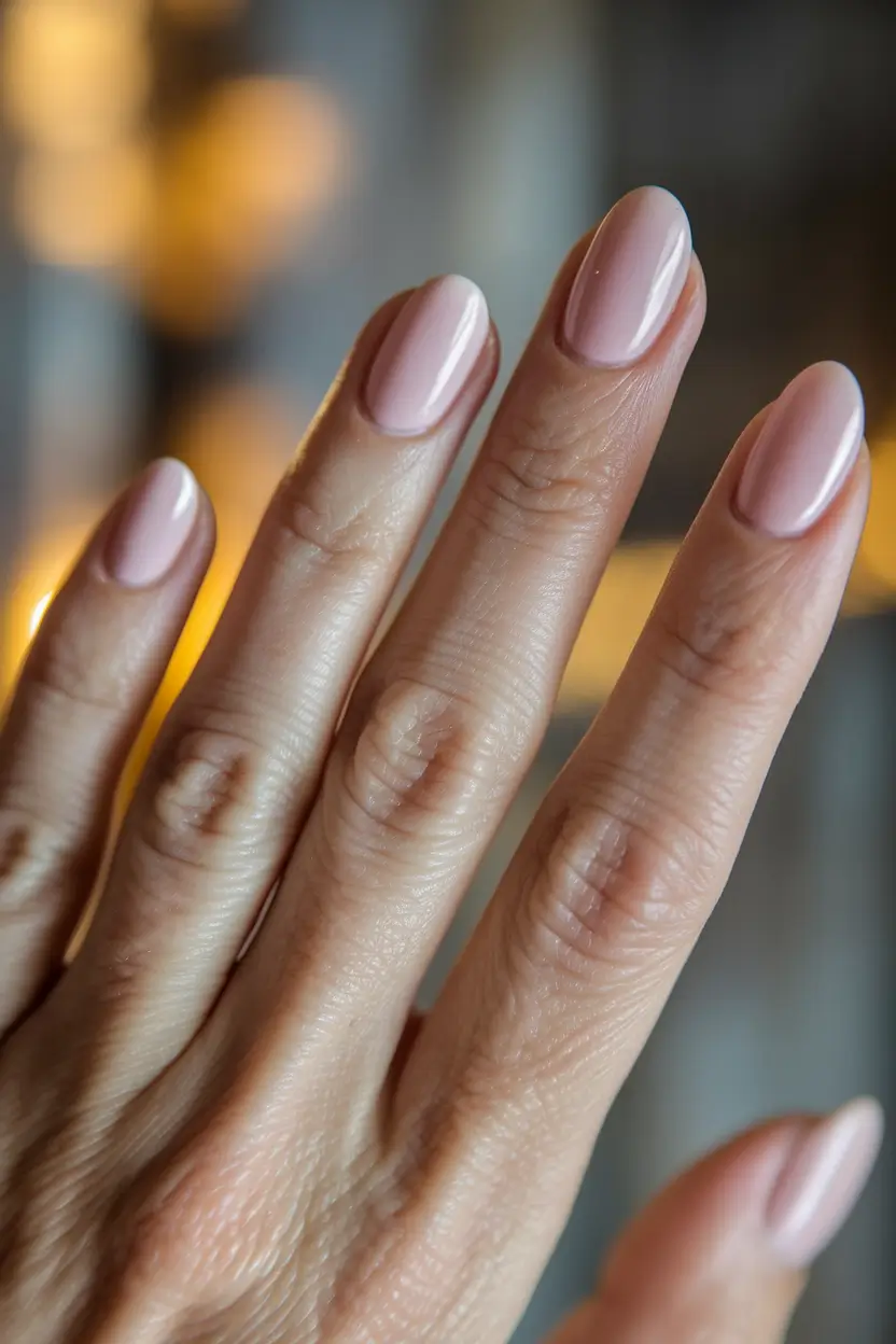 Best Fall 2025 Nail Color Ideas for Women Over 60 — Petal Sheer Neutrals — Better-Than-Bare With a French Option