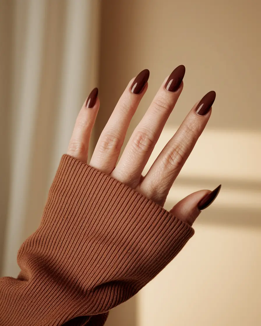 Best Fall 2025 Nail Color Ideas for Women Over 60 – Spiced Cocoa