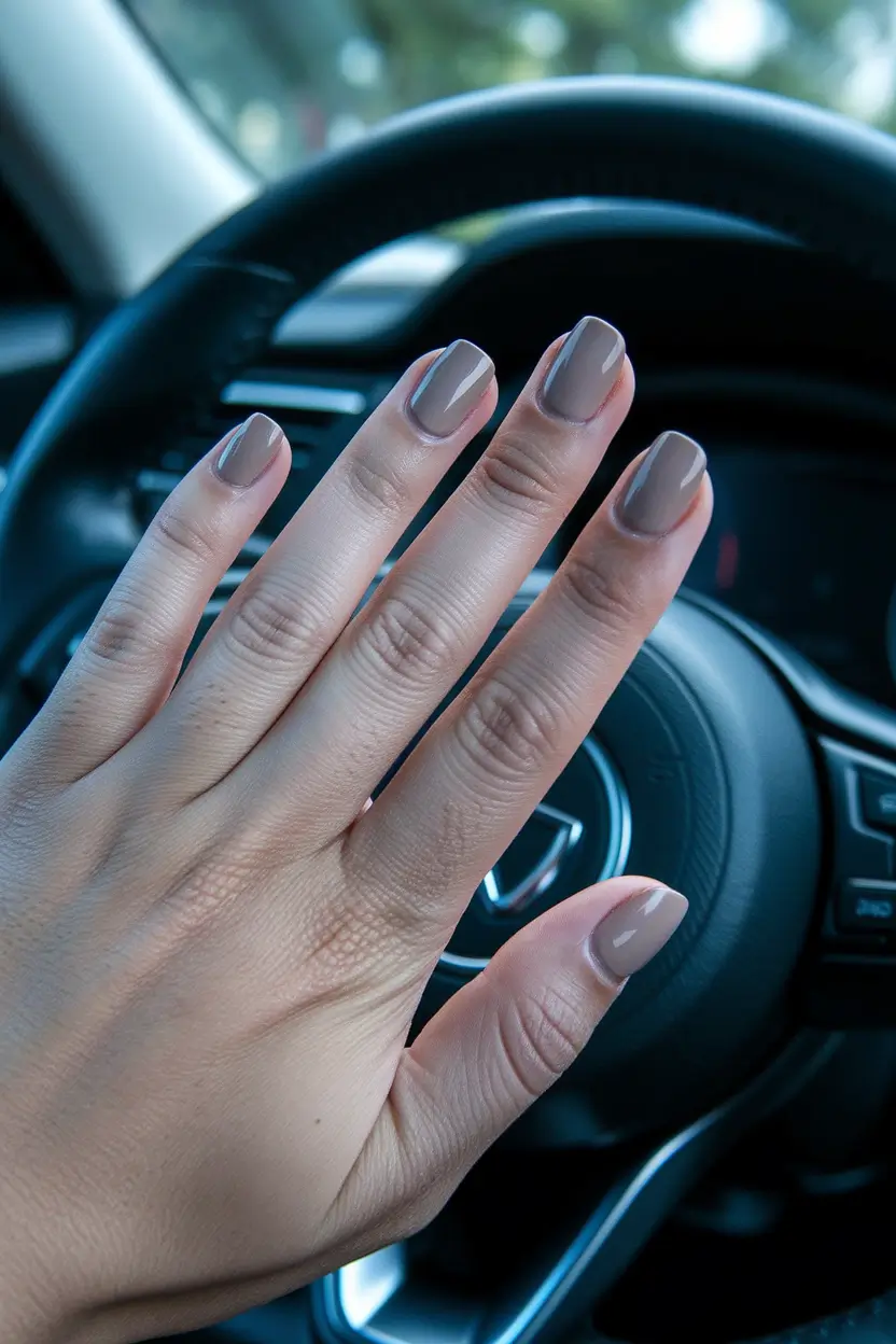 fall nail colors medium skin — Café au Lait Square