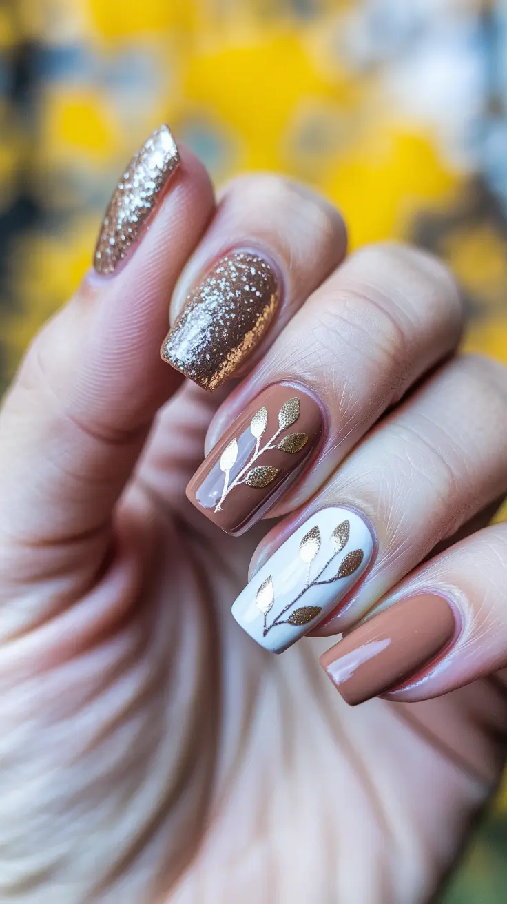 Trendy Fall Nail Designs 2025 with Almond Shape Ideas for Every Autumn Mood