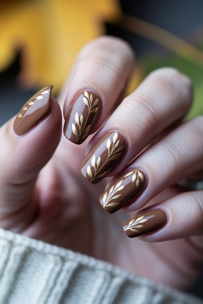 Trendy Fall Nail Designs 2025 with Almond Shape Ideas for Every Autumn Mood