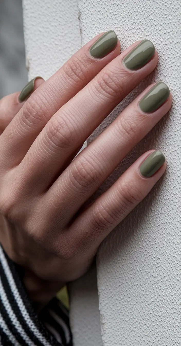 Round Fall Nails 2025 Designs – Mossy-Modern Shorties