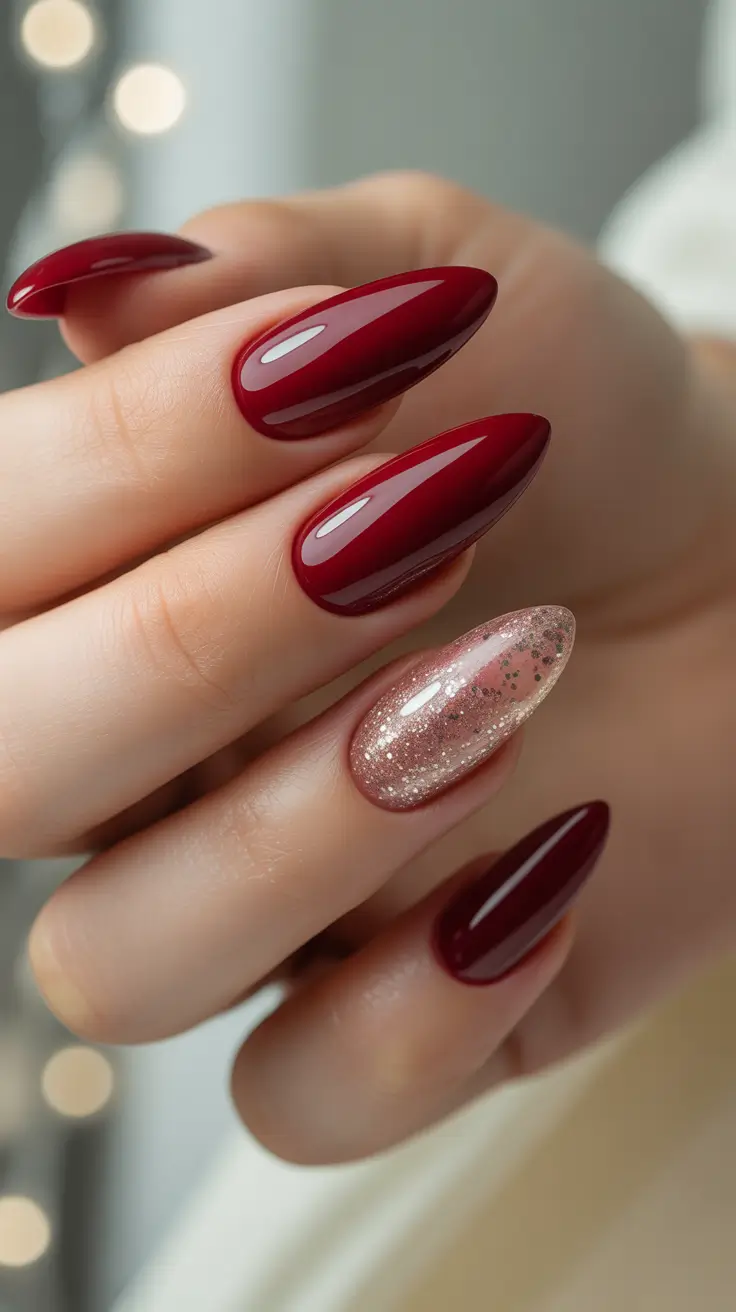 Trendy Winter Burgundy Nails Colors 2025–2026: Elegant Dark Nail Ideas for Every Occasion