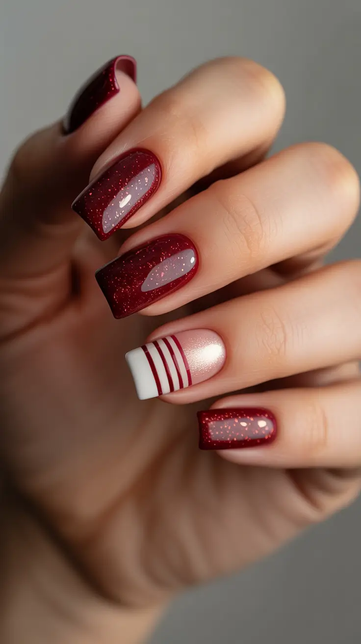 Trendy Winter Burgundy Nails Colors 2025–2026: Elegant Dark Nail Ideas for Every Occasion