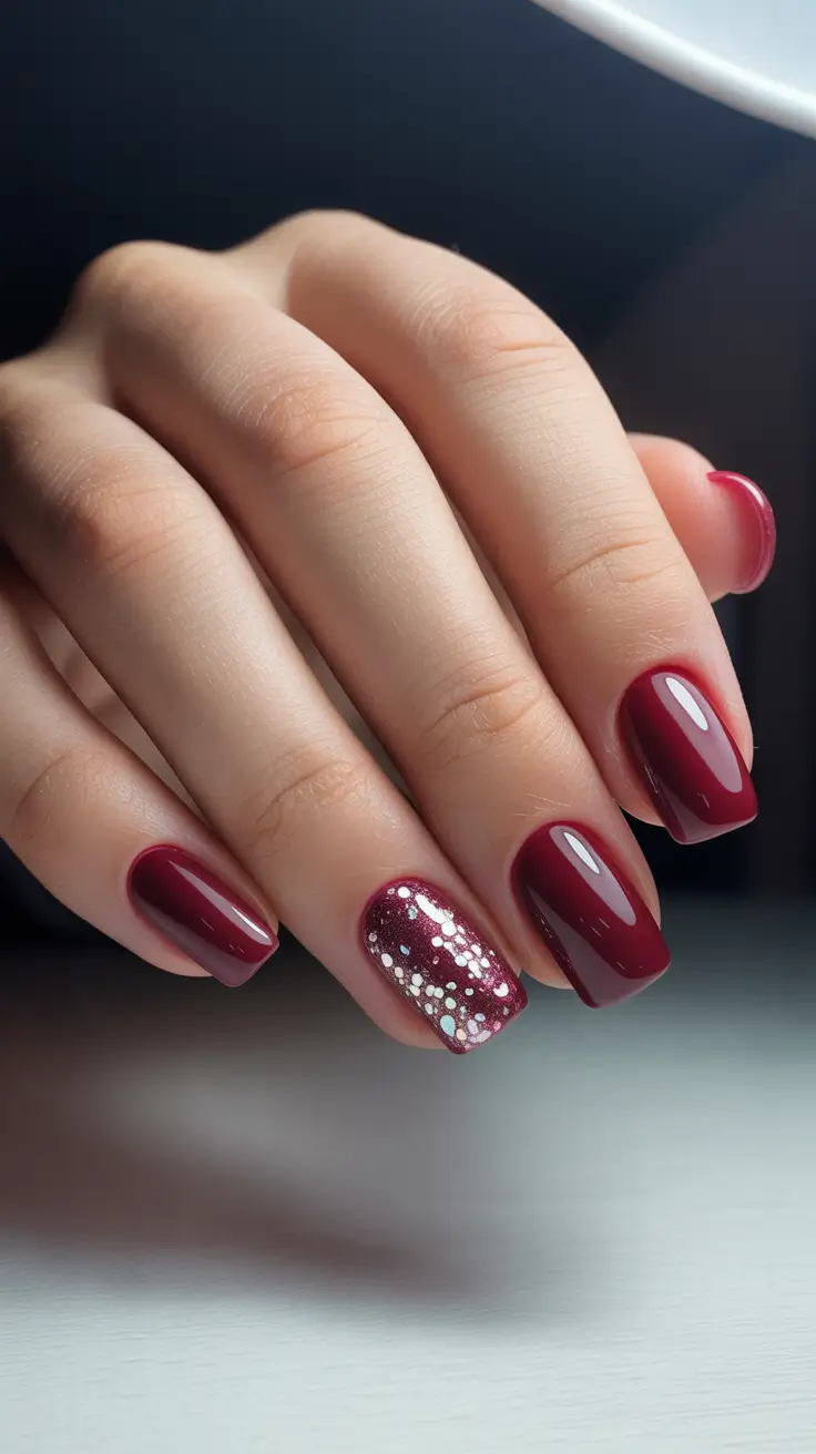 Trendy Winter Burgundy Nails Colors 2025–2026: Elegant Dark Nail Ideas for Every Occasion
