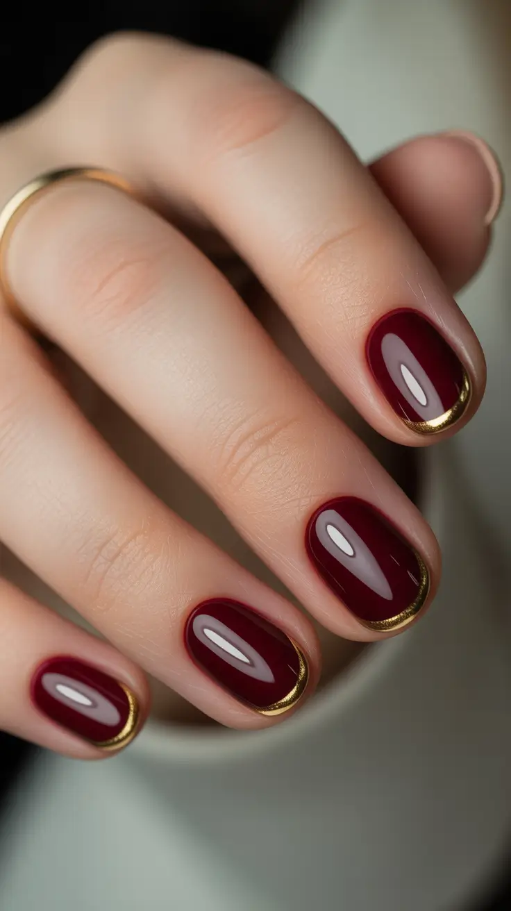 Trendy Winter Burgundy Nails Colors 2025–2026: Elegant Dark Nail Ideas for Every Occasion