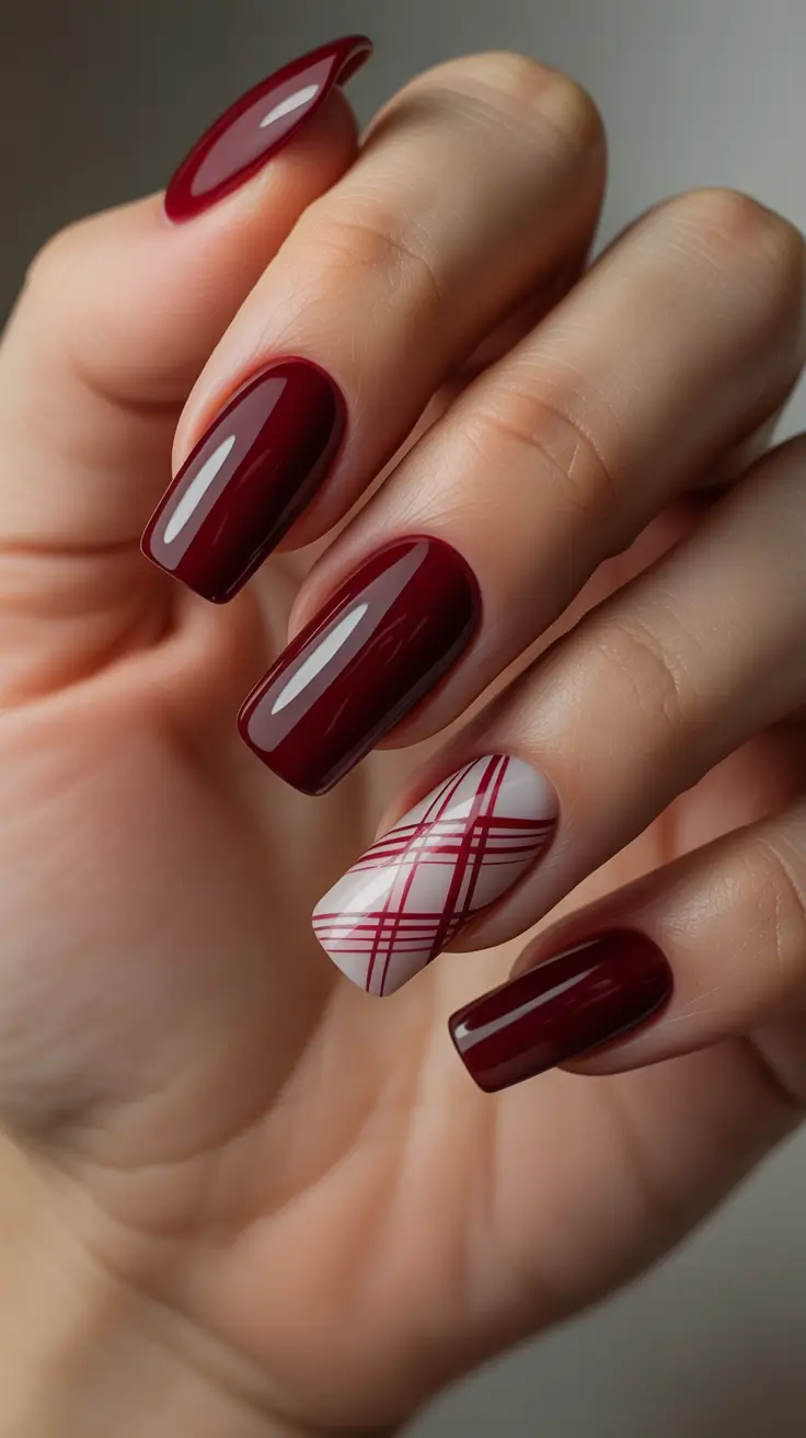 Trendy Winter Burgundy Nails Colors 2025–2026: Elegant Dark Nail Ideas for Every Occasion