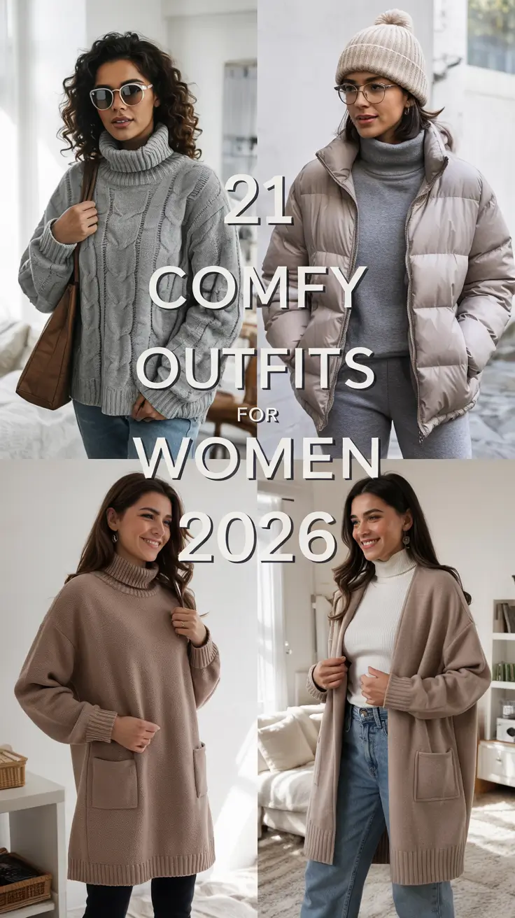 Comfy Outfits for Women 2026 – Cozy, Chic, and Effortlessly Stylish Looks